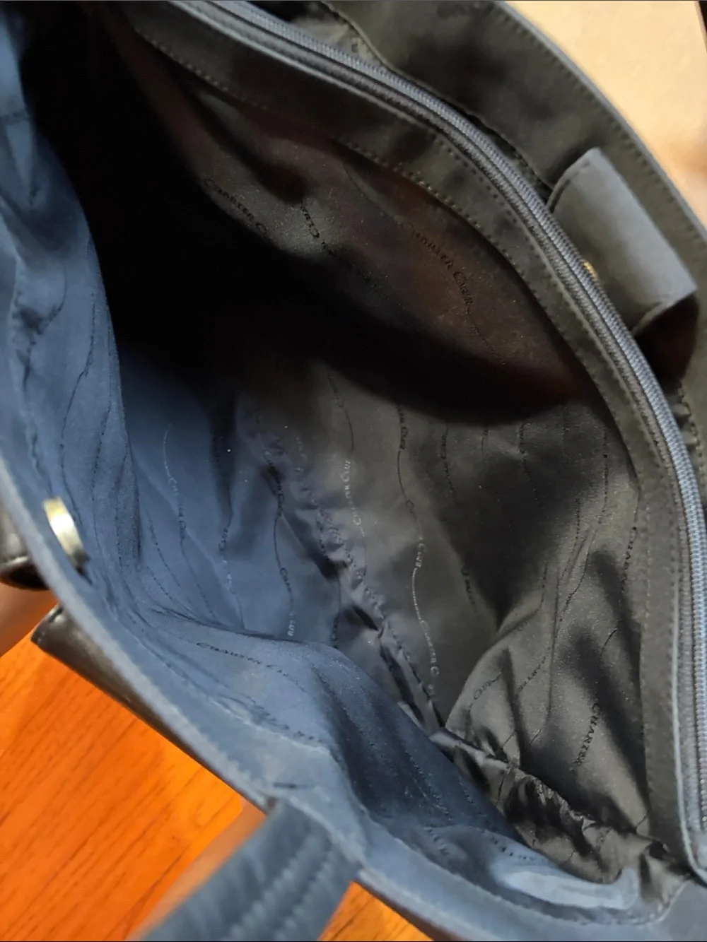CHARTER CLUB Classic Black Women's Tote Bag - Sleek Everyday Carry -Charter Club